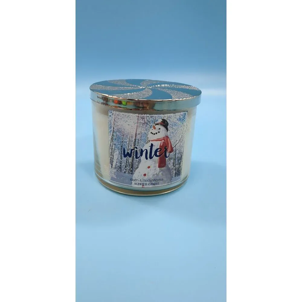 Bath & Body Works WINTER 3 Wick Large Scented Candle 14.5 oz NEW Soy Wax